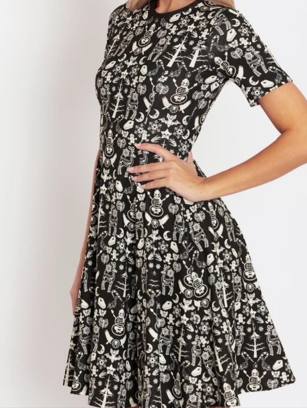 Naughty List Longline Tee Dress